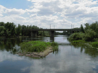 Мост через Урал соединяющий Европу с Азией