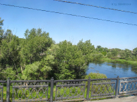 Верхний мост через реку Урал (Большой мост). 2008 год