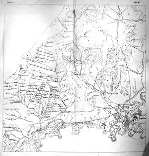 Карта земельных участков на северо-западе от Орска. До 1917 года. Карта земельных участков на северо-западе от Орска. До 1917 года.