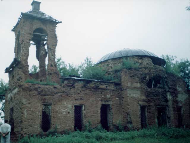 Ильинская церковь в станице Ильинская. Фото 2003 года